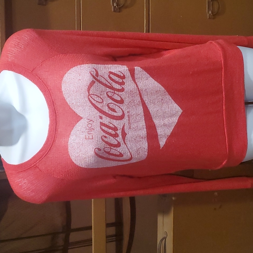 COCA COLA sweater.     #4937